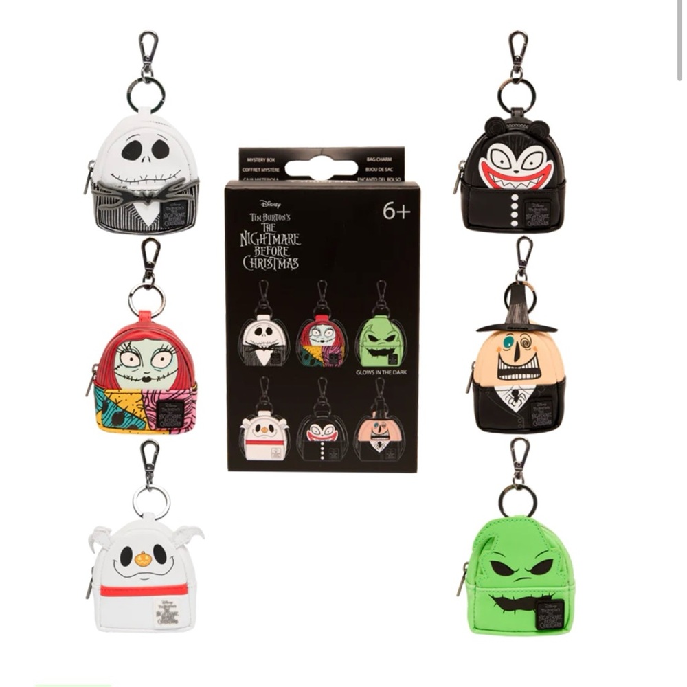 NWT. Mystery bag charm box. Disney Loungefly NBC collectible cute bag charms